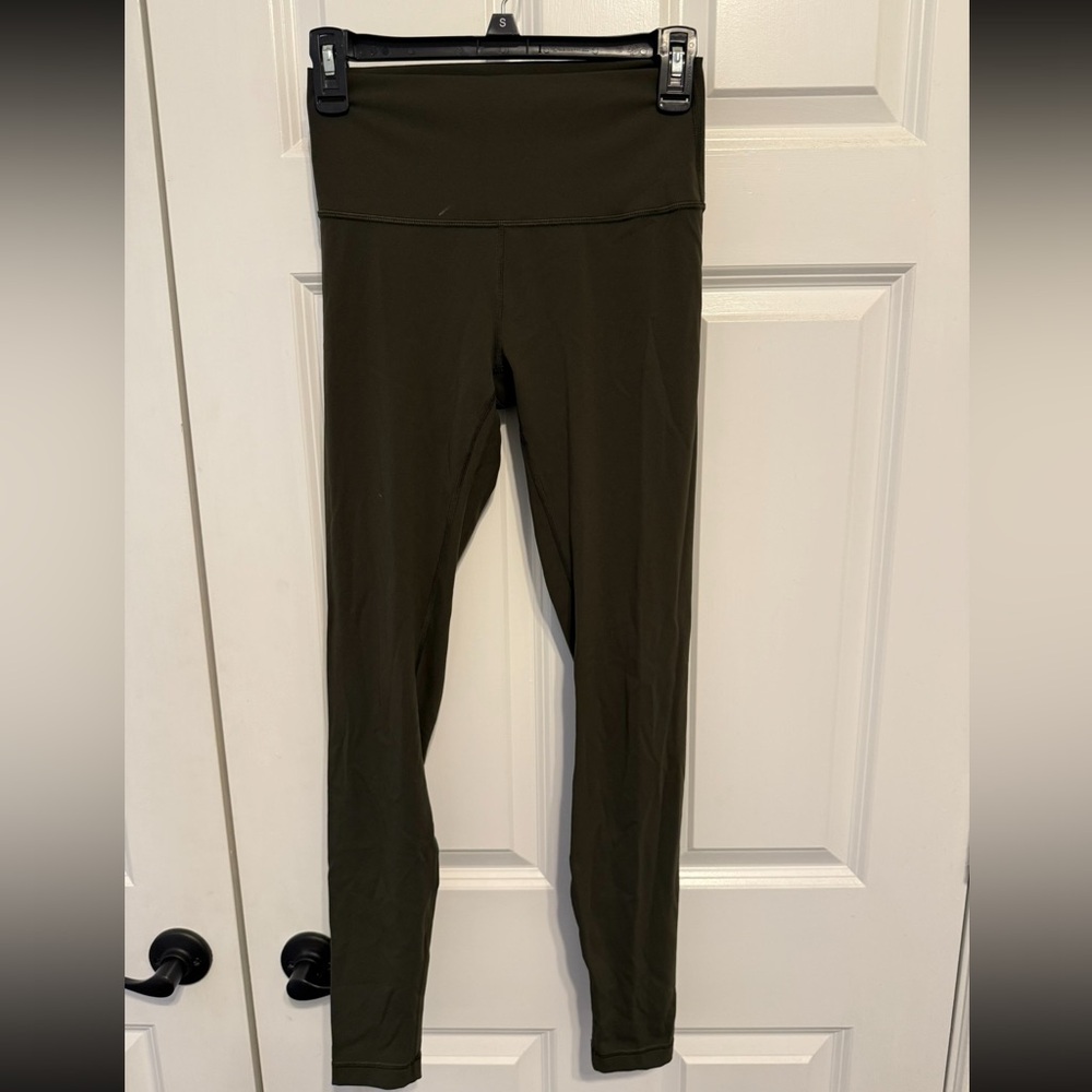 Lululemon Wunder Under Leggings Army Green